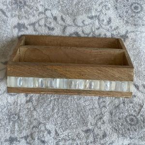 Desk‎ pen organizer wooden